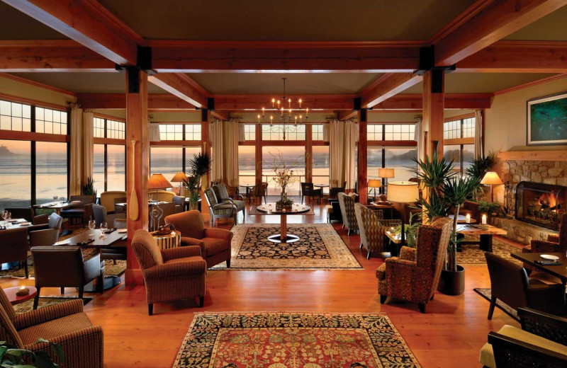 Lobby at Long Beach Lodge Resort.