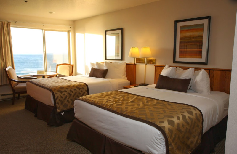 Guest room at Adobe Resort.
