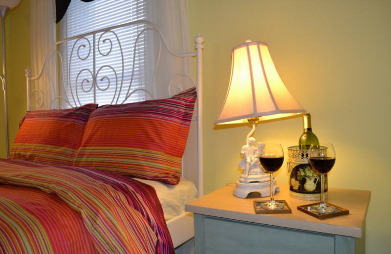 Guest room at Mountain Treasure Bed and Breakfast.