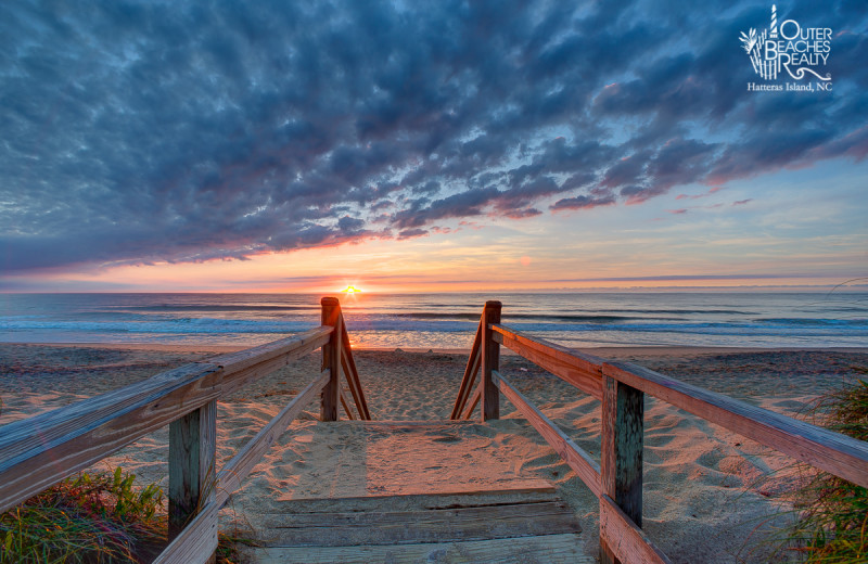 Beach view at Outer Beaches Realty.