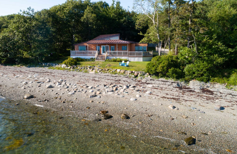 Rental exterior at Acadia Cottage Rentals.
