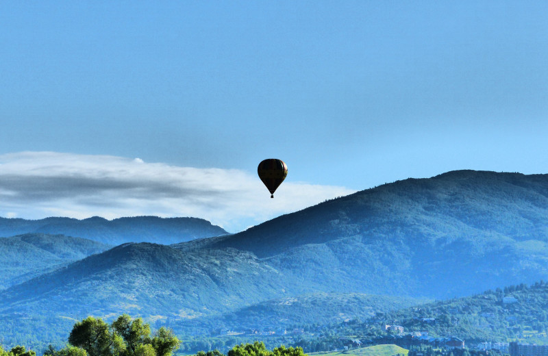 Hot air balloon at The Porches of Steamboat.