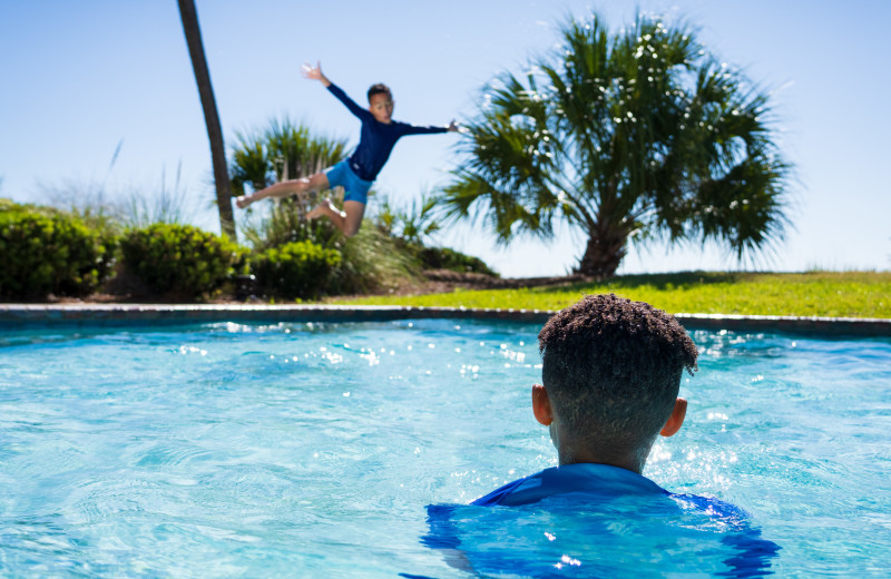 Outdoor pool at Palmetto Dunes Oceanfront Resort.