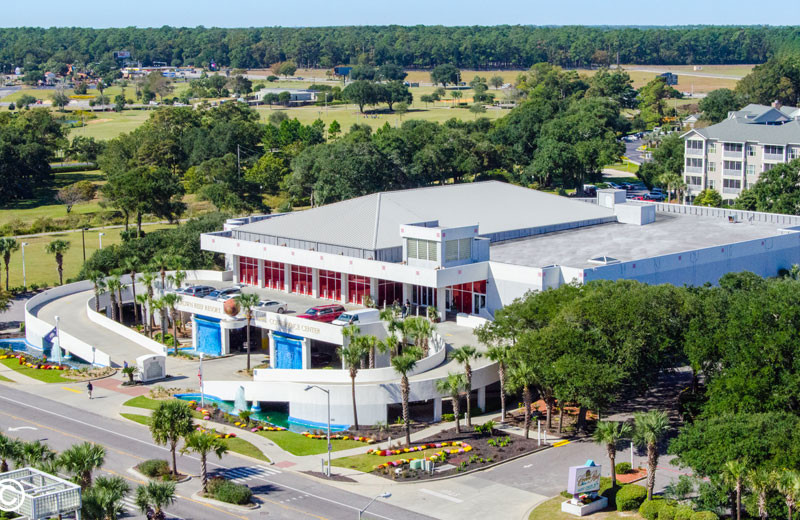 Conference center at Crown Reef Resort.