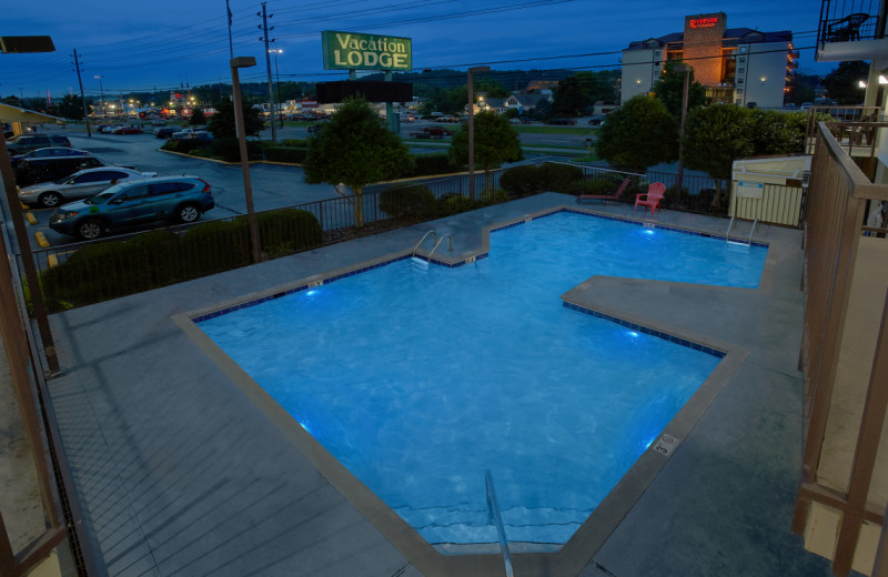 Outdoor pool at Vacation Lodge.