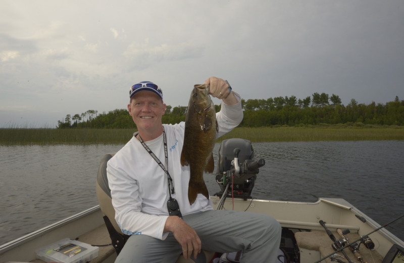 Fishing at Elk Lake Wilderness Resort.