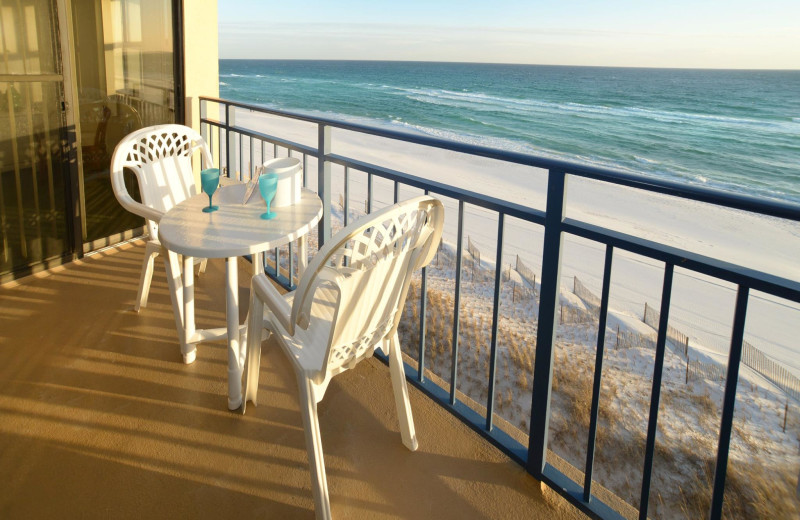 Balcony view at Nautilus Condominiums.