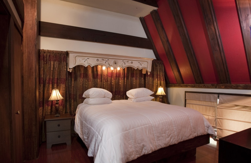 Guest room at La Tourelle Hotel & Spa.