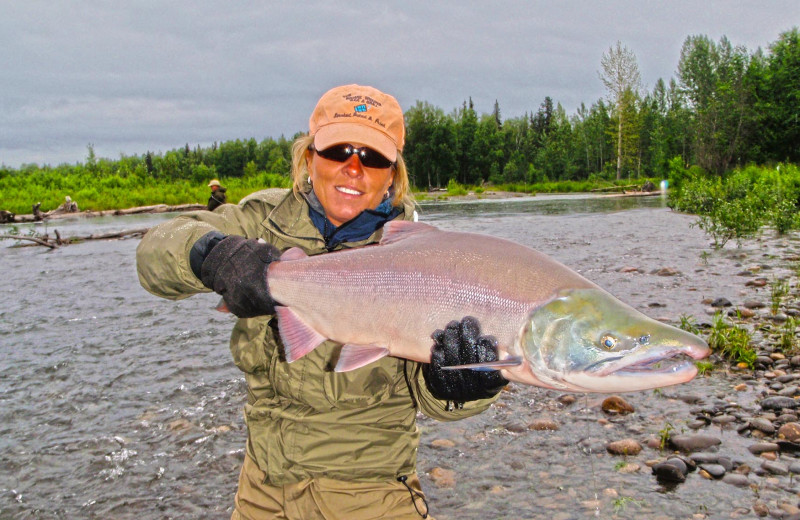 Fishing at The Alaska Adventure Company.