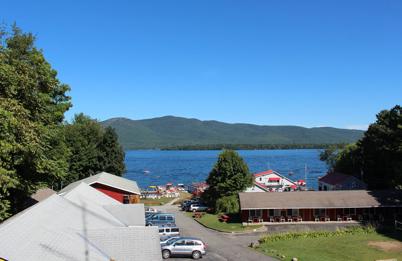 Lake view at Flamingo Resort.