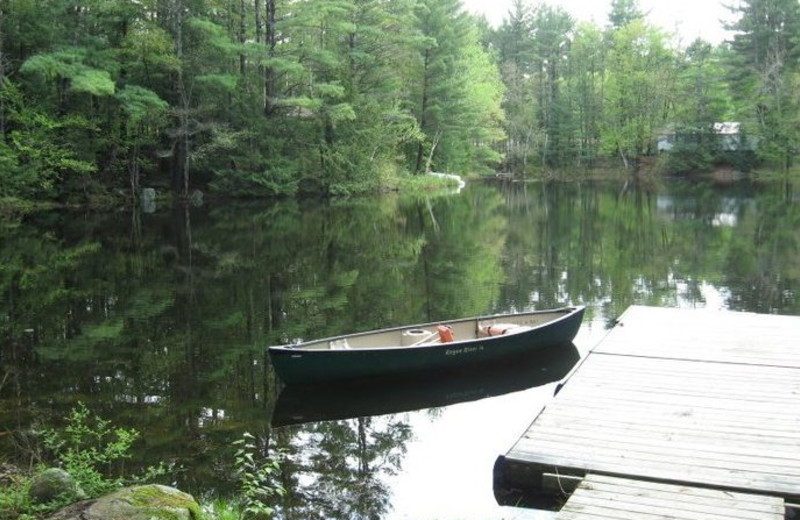 The Lake at Hide-A-Way Waterfront Cottages