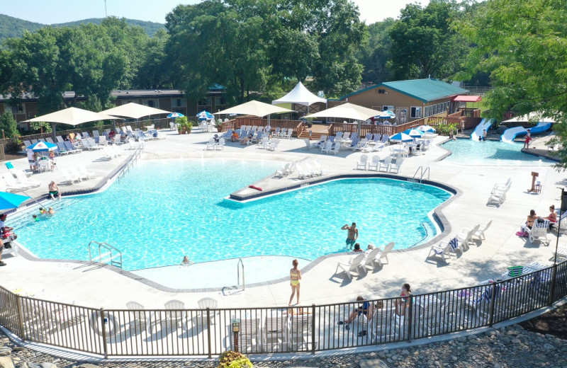 Outdoor pool at Rocking Horse Ranch Resort.