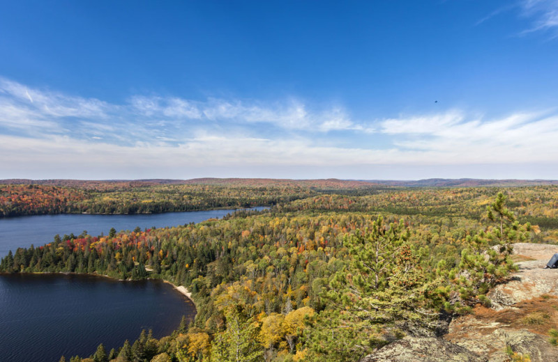 Scenic view at Killarney Lodge in Algonquin Park.