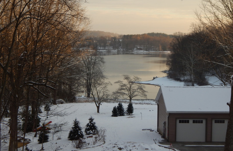Winter at Chateau Lake Logan.