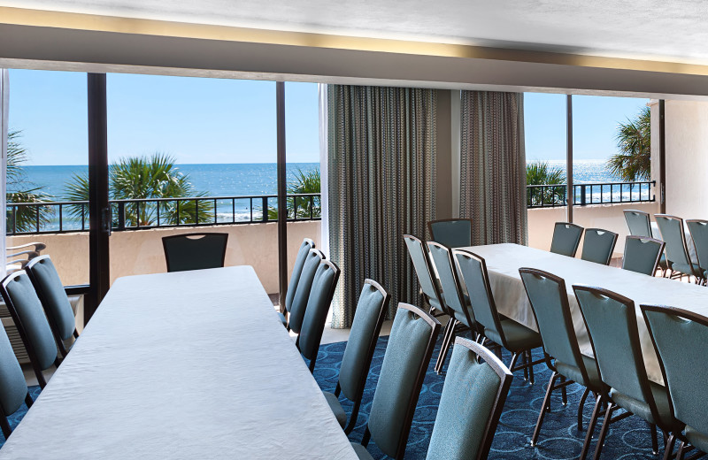 Meeting table at Ocean Reef Resort.