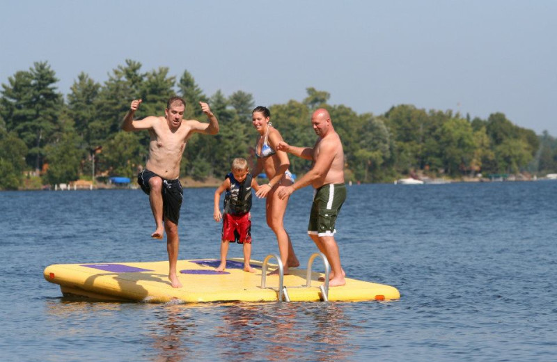 Family at Bay View Lodge.