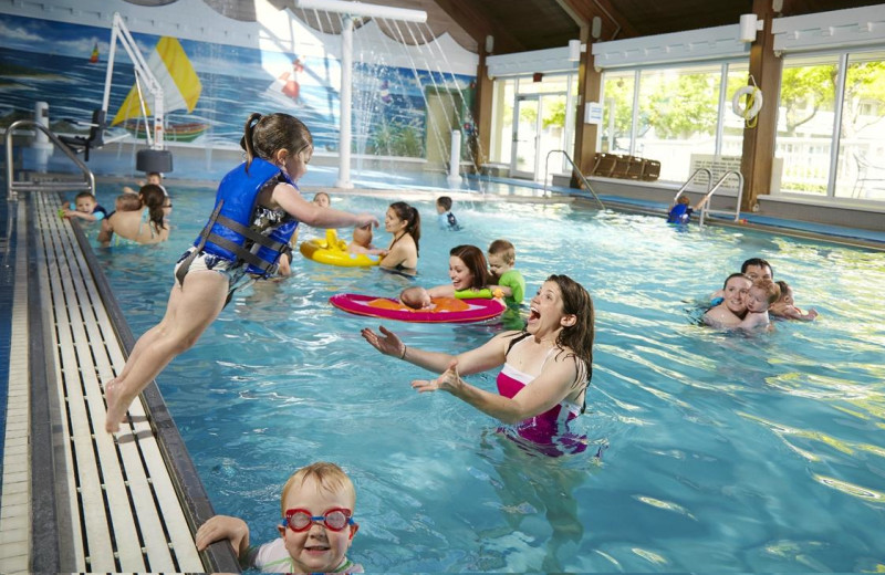 Indoor pool at Maumee Bay Lodge 