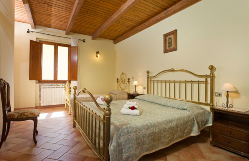 Guest room at Le Vignacce.