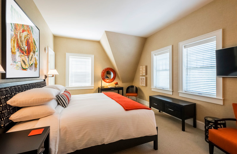 Guest room at The Inns of Aurora.