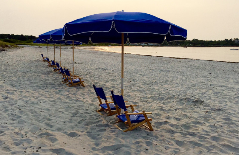 Beach at Inn by the Sea.