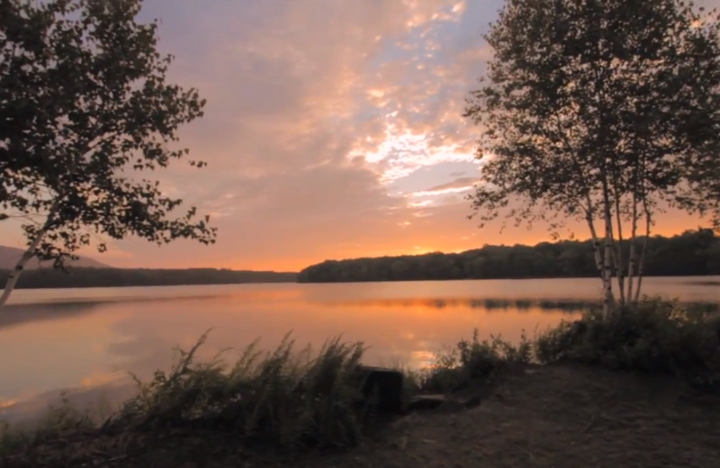 The lake at Mountain Springs Lake Resort.
