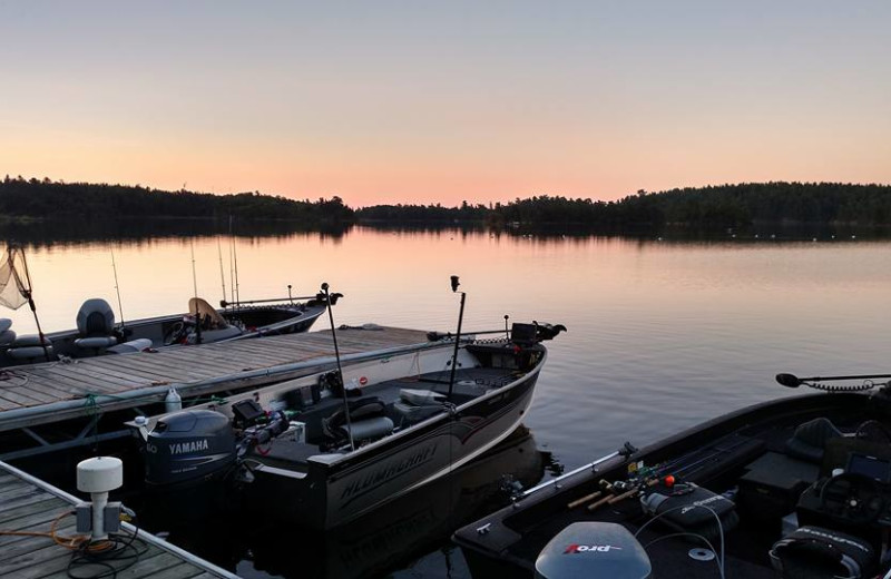 Lake view at Pipestone Point Resort.