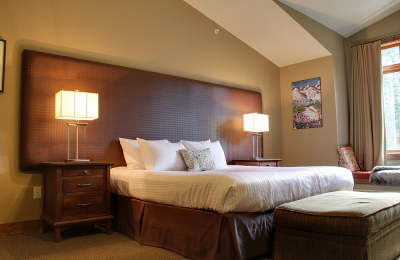 Guest room at Copper Horse Lodge.