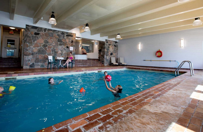 Indoor pool at Elmhirst's Resort.