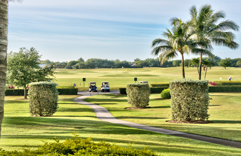 Golf course at Naples Florida Vacation Homes.