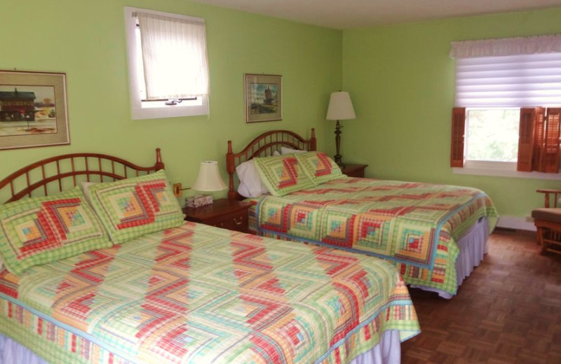 Guest room at Lake Michigan Reunion & Retreat.