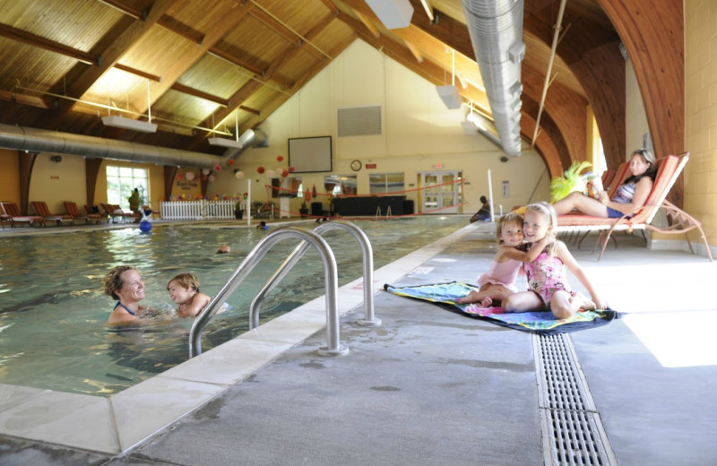 Indoor pool at King's Creek Plantation.