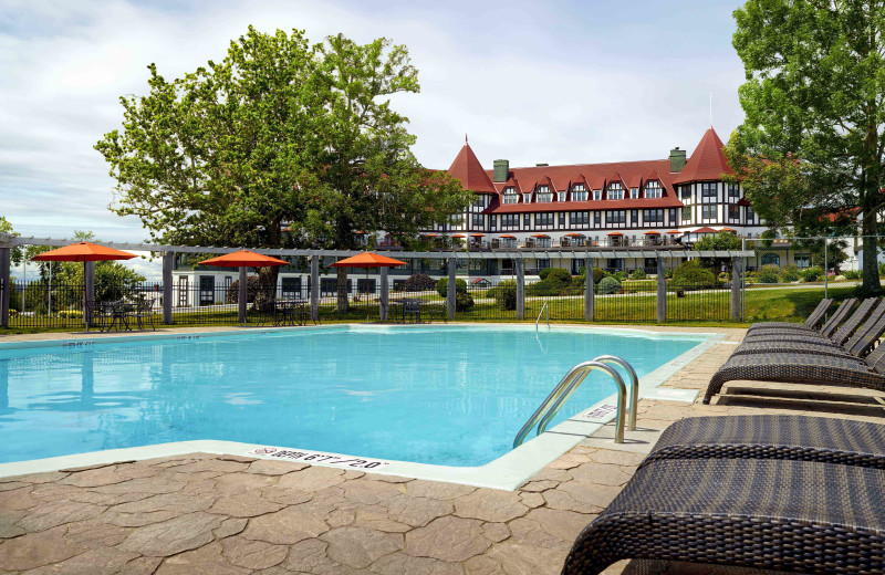 Outdoor pool at The Algonquin Resort St. Andrews by-the-Sea, Autograph Collection.