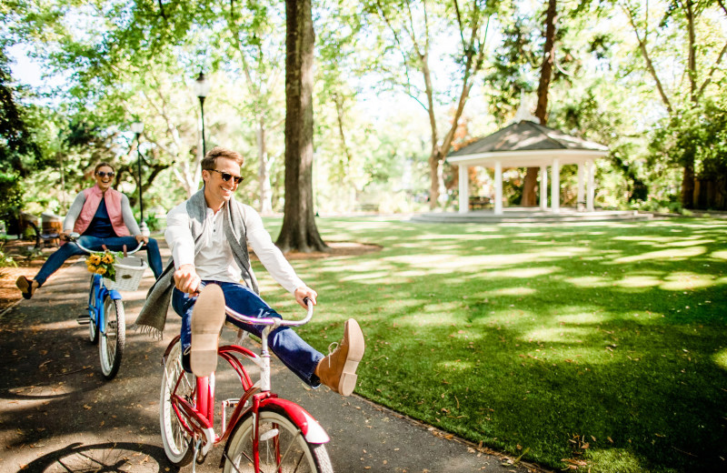 Biking at Roman Spa Hot Springs Resort.