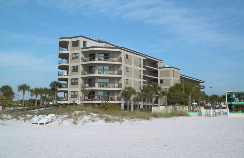 Exterior view of Gulf Strand Resort.