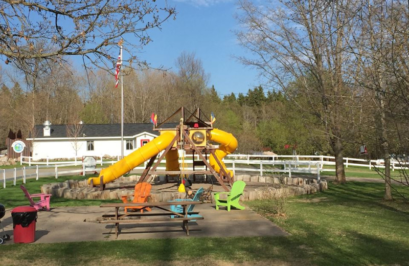 Playground at The Red Door Resort.
