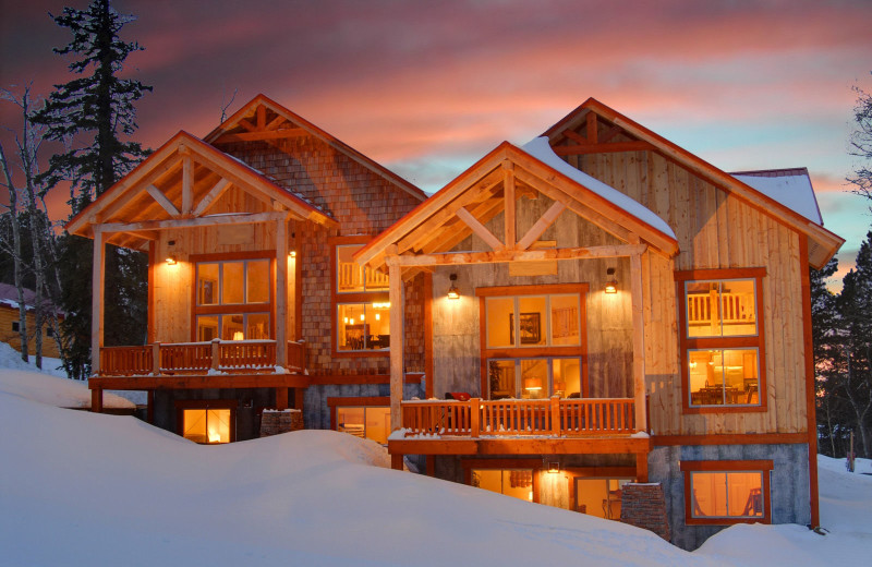 Exterior view of Terry Peak Chalets.