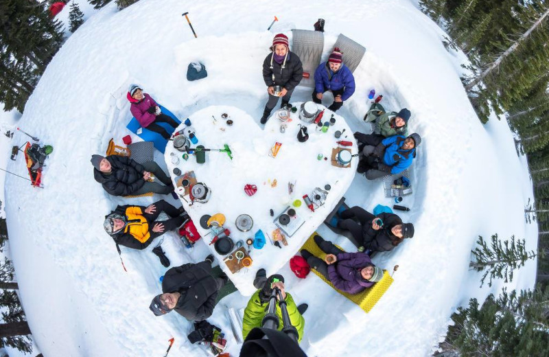 Group meetings near St. Bernard Lodge.