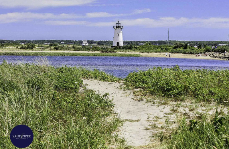 Beach at Sandpiper Rentals.