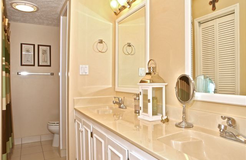 Rental bathroom at Anchorage Rentals, LLC.