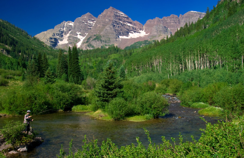 Fishing near Aspen Square Condominium Hotel.