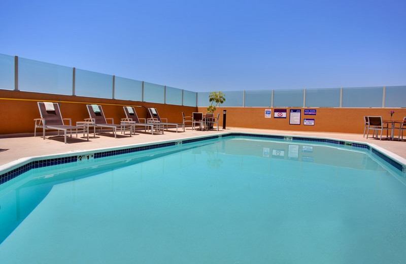Outdoor pool at Holiday Inn Hotel & Suites Anaheim - Fullerton.