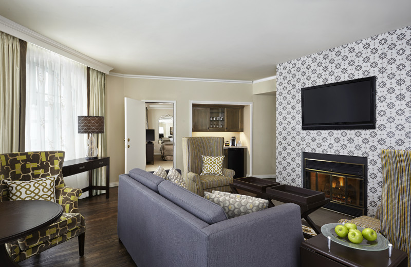 Guest suite at The Algonquin Resort St. Andrews by-the-Sea, Autograph Collection.