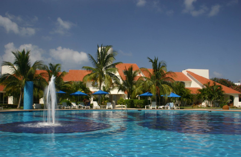 Outdoor pool at Puerto Isla Mujeres Resort & Yacht Club.