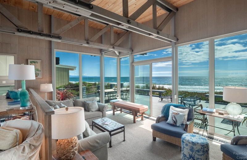 Rental living room at Pajaro Dunes Resort.