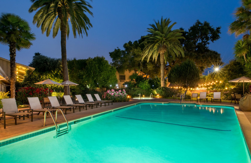 Outdoor pool at El Pueblo Inn.