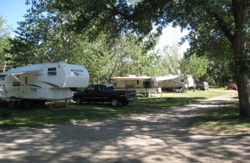 RV campground at Shady Rest Resort.