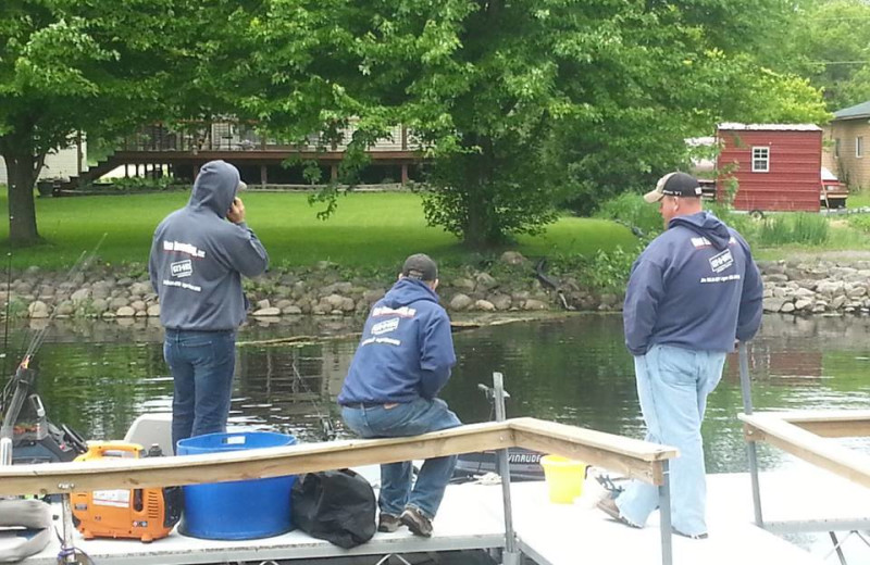 Fishing at Adeline's House of Cool.