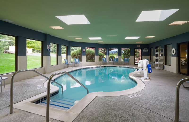 Indoor pool at Holiday Inn Express Hershey.