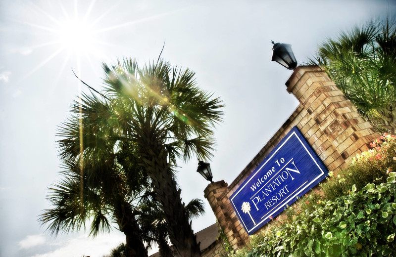 Entrance at Plantation Resort.