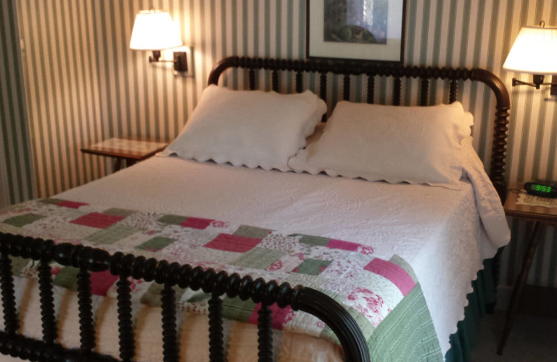 Guest room at Eagles Mere Inn.